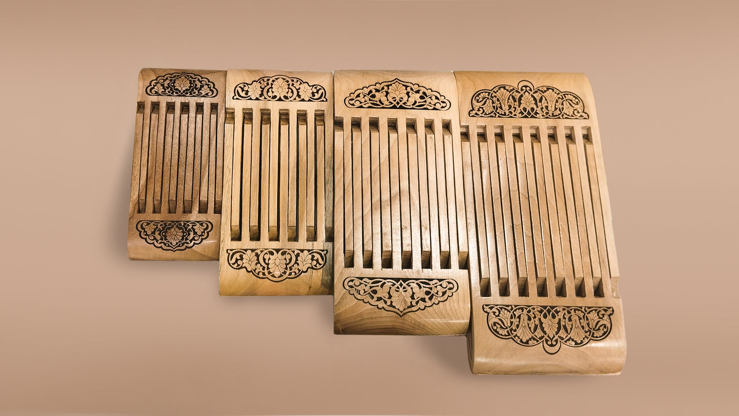 Handcrafted Foldable Wooden Bookstand – 22 × 9.5 cm