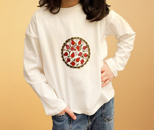 Suzani Ring —  Ivory —  Hand-Beaded