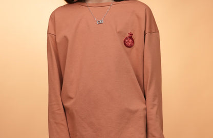 Anorée —  Peach —  Hand-Beaded