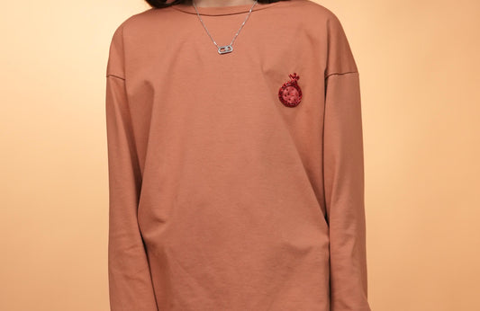 Anorée —  Peach —  Hand-Beaded