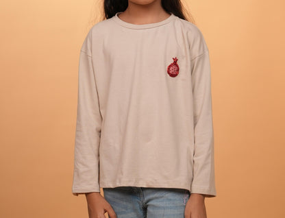 Anorée —  Beige —  Hand-Beaded