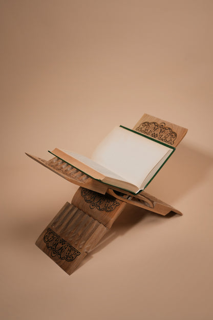 Handcrafted Wooden Foldable Bookstand – 33.5 × 15.7 cm