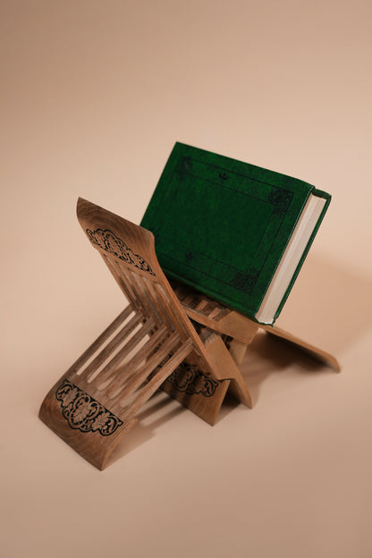 Handcrafted Foldable Wooden Bookstand – 29.5 × 13.7 cm