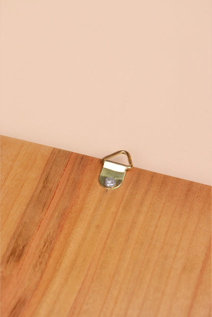 Handcrafted Wooden Wall Panel – Tree Design 16cm × 15cm