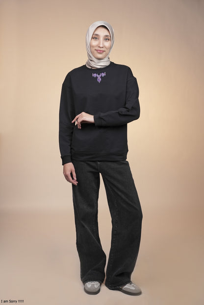 Ikat Festive - Lush Charm - Warm Black – Hand-Beaded