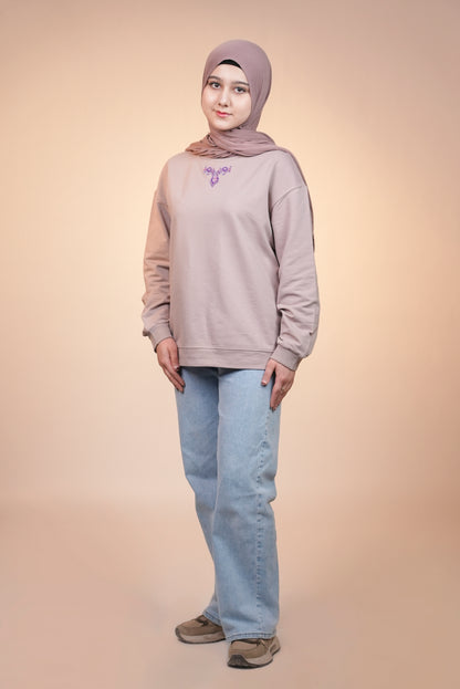 Ikat Festive - Lush Charm - Warm Rose – Hand-Beaded