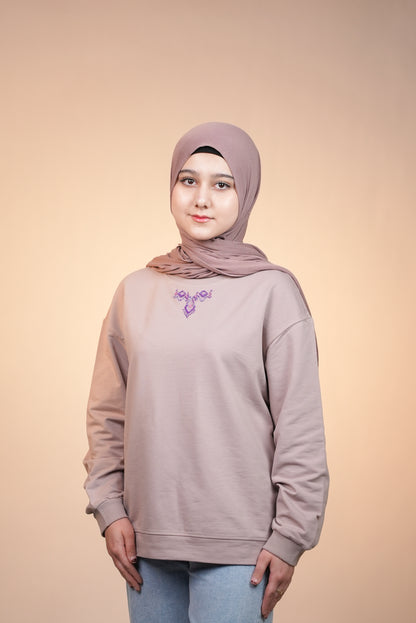 Ikat Festive - Lush Charm - Warm Rose – Hand-Beaded